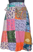 Cotton Patchwork Wrap Skirt, Feature : Maternity, Plus Size