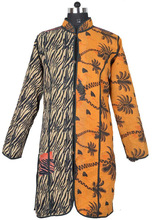 Chandel Textile kantha Long Jacket, Age Group : Adults
