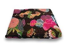 TWIN QUEEN Size Fruit printed Blanket, Color : Black