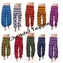 Chandel Textile 100% Organic Cotton JUMPSUITS Unisex Alibaba Elastic Trousers, Technics : Printed