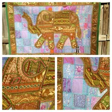 Wall Decor Elephant Tapestry Embroidered