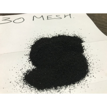 30 Mesh Crumb Rubber, Color : Black