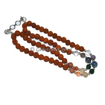 Chakra Stone With Rudraksha Anklet, Occasion : Anniversary, Engagement, Gift, Party, Wedding