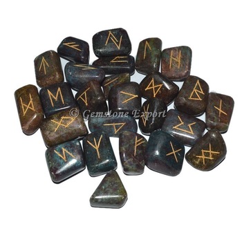 Ruby Stone Rune Divination Set