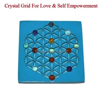 Seven Chakra Stones Grid Stand, Style : Feng Shui