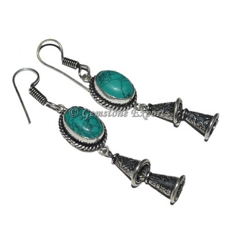 Tibetan Turquoise Earrings