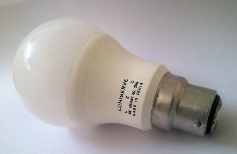 Aluminium + Polycarbonate 5W LED Bulb