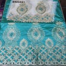 Nigeria Raw Silk George Fabric