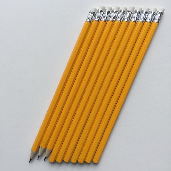 Yellow Rubber Tip Pencils