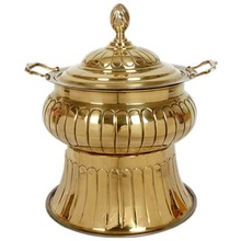 Metal Brass Kharbooja Chafing Dish, Certification : EEC