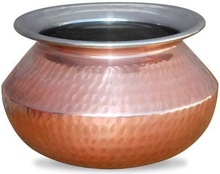 Metal Copper Punjabi Handi, Certification : EEC