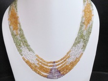 Buyer's Label Gemstone Necklace, Gender : Children's, Women's