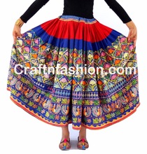 Banjara Cotton Skirt, Technics : Embroidered
