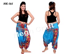 Rayon Floral Print Harem Pants, Feature : Anti-pilling, Anti-Static, Anti-wrinkle, Breathable, Eco-Friendly