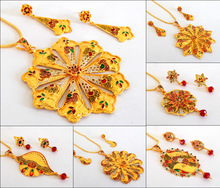 Megh Craft Gold Pendant Set
