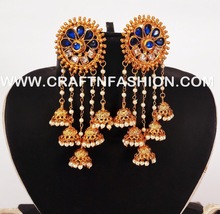 ELEGANCE Gold Plated Kundan Earring, Occasion : Anniversary, Engagement, Gift, Party, Wedding