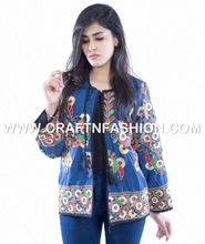 Mirror work Embroidered Jacket, Feature : Breathable, Eco-Friendly, Plus Size