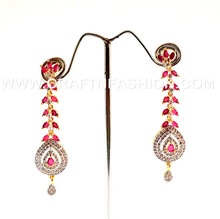 Pachhi art Diamond Earring, Occasion : Anniversary, Engagement, Gift, Party, Wedding