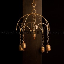 ELEGANCE Metal Runner Hanging Bells, Technique : Handmade