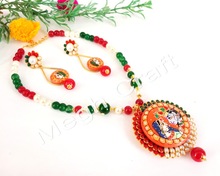 Tanjore Painted Necklace