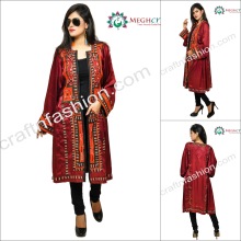 Satin Vintage Afghani Dress, Style : Jackets