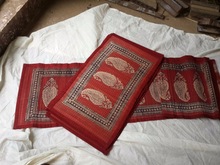 Handprinted Bagh Table Mat, Size : 11in x 15in