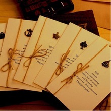 custom printed kraft paper greeting cards