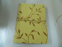 flock printed handmade notebooks for promotions