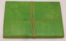 goat leather journals in size 5*7 inches with leather string tie