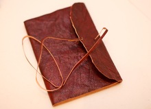 goat leather scroll journals