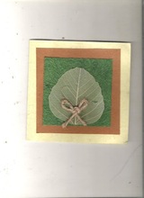 handmade skeleton leaf greeting cards