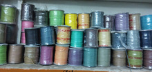 Waxed cotton cords in 100 meter rolls