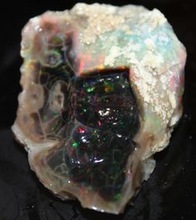 Black Opal Rough Raw stone