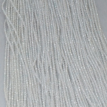 Rainbow Moonstone Stone Micro Faceted Rondelle Beads