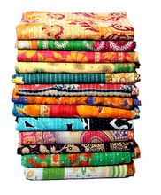 indian vintage kantha summer quilts