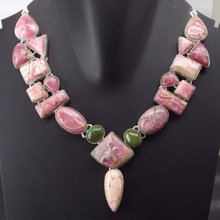 Rhodocrosite Turquoise Necklace