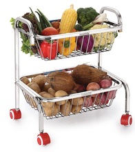 Multipurpose Fruit Vegetable Carts Rolling Storage Rack