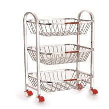 Stainless Steel rolling cart trolley