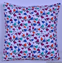 Hippie decorative floral cushion cover
