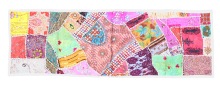 Patchwork sequins tapestry runner throw, Style : Art Deco Style