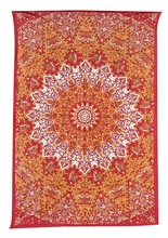 Ombre Mandala Bedspread Hippie Tapestry