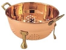 Copper Plated Stainless Steel Colander, Feature : Eco-Friendly