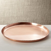Copper Plated Stainless Steel Serving Tray