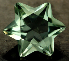 Green Amethyst Star gemstone, Color : Natural