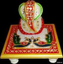 Lord Ganesha Chowki Statue