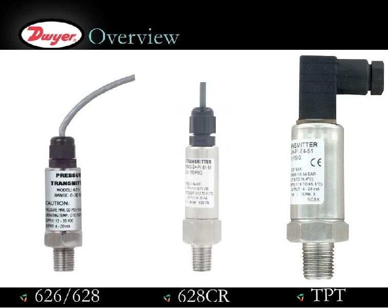Dwyer 628-81-GH-P3-E1-S1 Industrial Pressure Transmitter 0-40 Bar