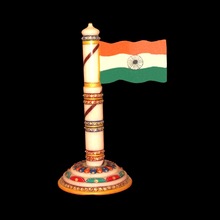 Decorative Marble Indian Flag