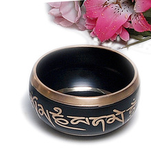 Tibetan yoga meditation singing bowl, Color : Customized