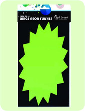 Light Green Large Neon Flashe