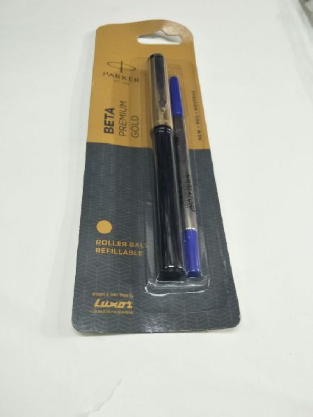 Parker Beta Premium Gold Pen, Ink Color : Black, Blue